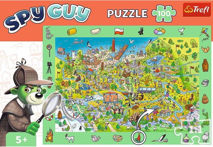 Produktbild Trefl Puzzle mit Bildsuche Spy Guy: Polen 100 Teile (100 Teile)