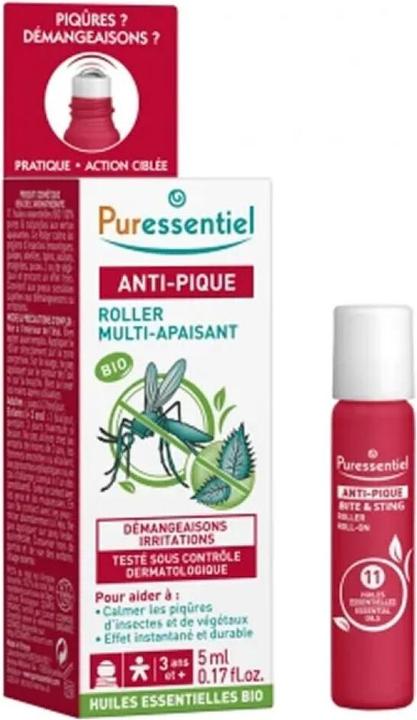 Actual product image Puressentiel Anti-Sting Multi-soothing Bio Roll on (5 ml)
