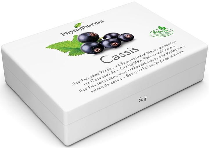 Phytopharma Cassis Pastillen (1 Stück, Bonbon, 60 g)