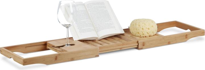 Relaxdays Badewannenablage Bambus (100 x 22 x 17.5 cm)