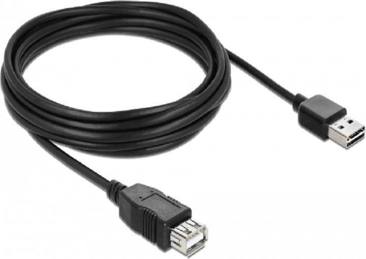 Productafbeelding Delock USB A – USB A (5 m, USB 2.0, 2.50 W)