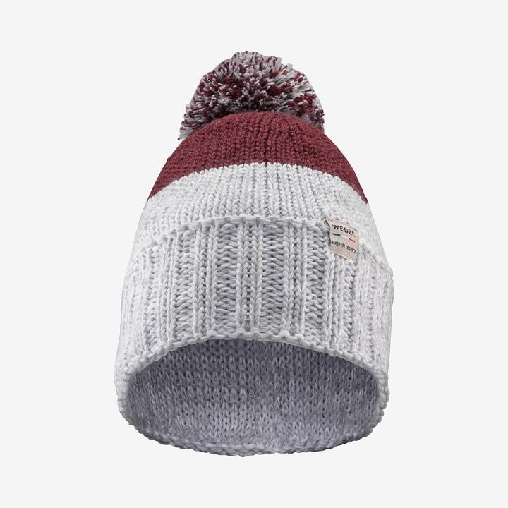 Produktbild Wedze Skimütze Erwachsene Made in France - Grand Nord bordeaux/grau (One Size)