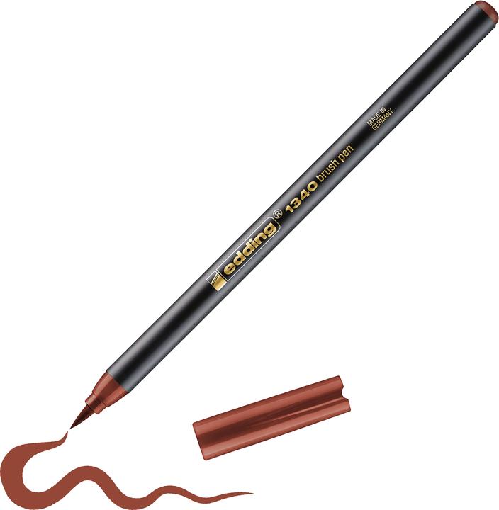 Produktbild Edding Brushpen 1340 (Braun, 1 x)