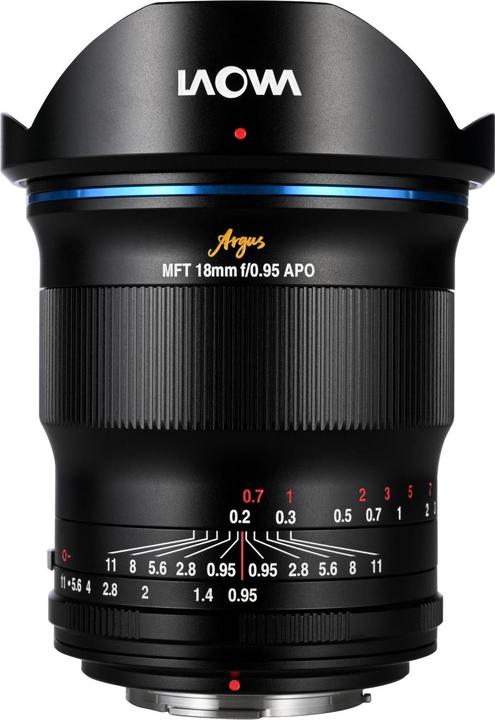 Venus Optic Festbrennweite Laowa Argus 18mm f/0.95 CF APO – MFT (Micro Four Thirds, Micro Four Thirds)