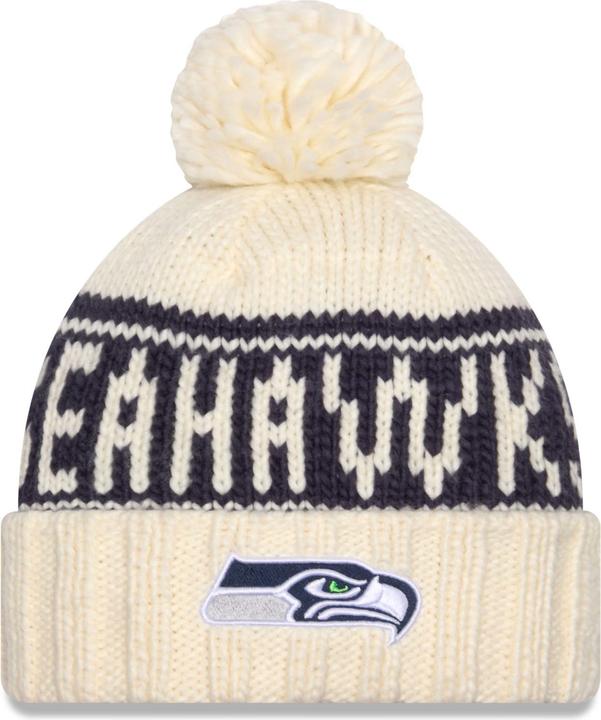 New Era Sideline Damen Winter Mütze - NFL Seattle Seahawks (One Size)
