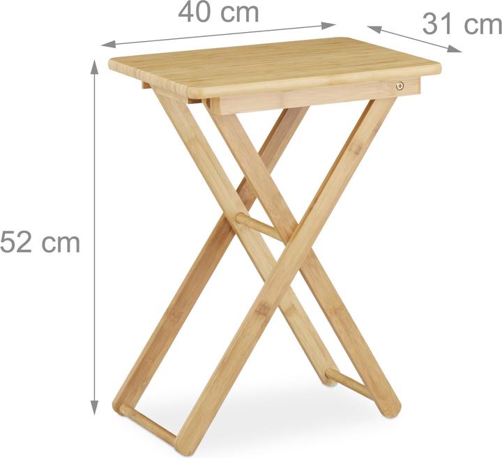 Actual product image Relaxdays Bambus (31 x 40 x 31 cm)