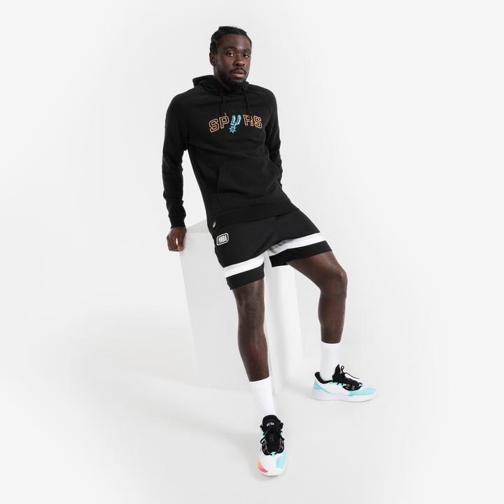 Tarmak Adult Hoodie 900 NBA San Antonio Spurs - Black (M)