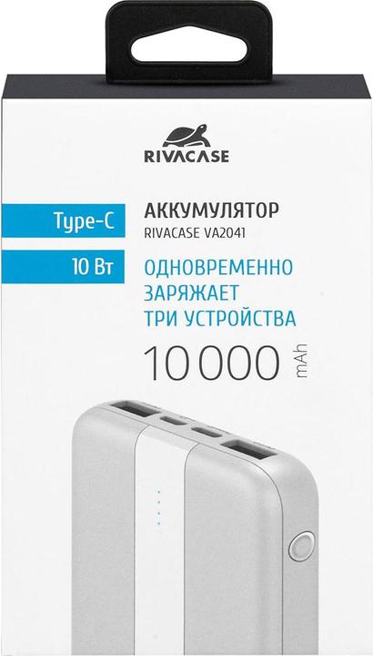 Produktbild Rivacase POWER BANK USB 10000MAH/VA2041 (10000 mAh, 10 W, 10 Wh)