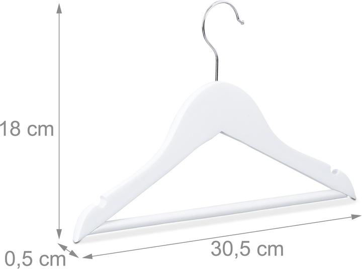 Actual product image Relaxdays Children's coat hangers (20 x)