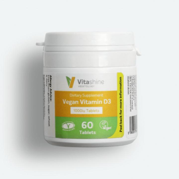 Vegetology Vitashine Vegan Vitamin D3 2500iu (60 Stück, Tabletten)