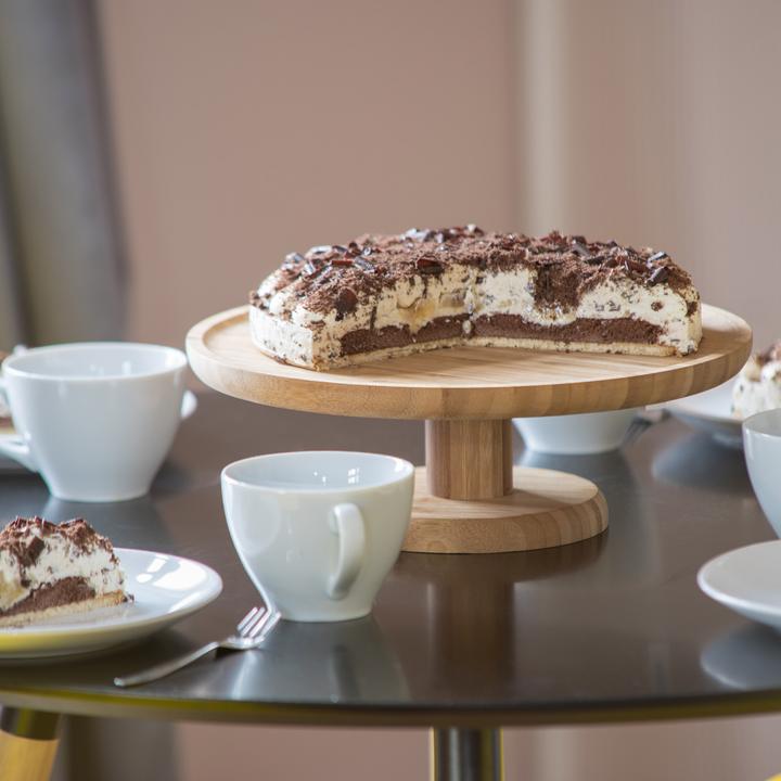 Immagine prodotto Relaxdays Piatto per torta in bambù