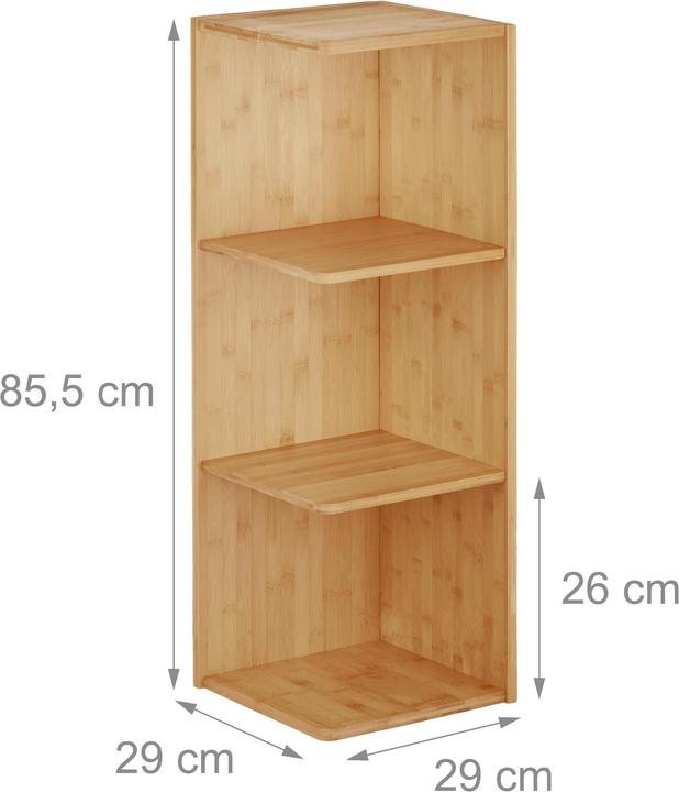 Produktbild Relaxdays Bamboo (29 x 29 x 85.5 cm)