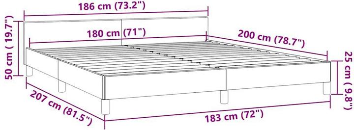 Actual product image VidaXL Johnny (180 x 200 cm)