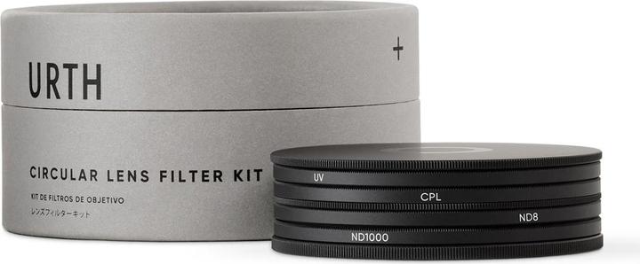Image du produit Urth 62mm UV, polarisation circulaire (CPL), ND8, ND1000 Lens Filter Kit (Plus+) (Filtre UV, 62 mm)