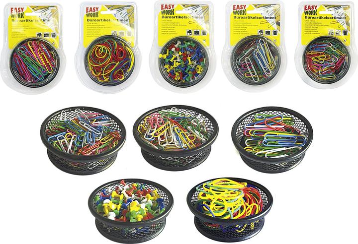 Produktbild Easy Work Pin Nadeln / Büroklammern / Gummibänder (24 x)