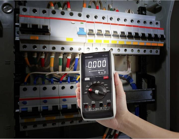 Immagine prodotto Voltcraft VC252 Multimetro portatile digitale CAT III 600 V Display (conteggi): 4000 (CAT III 600V)