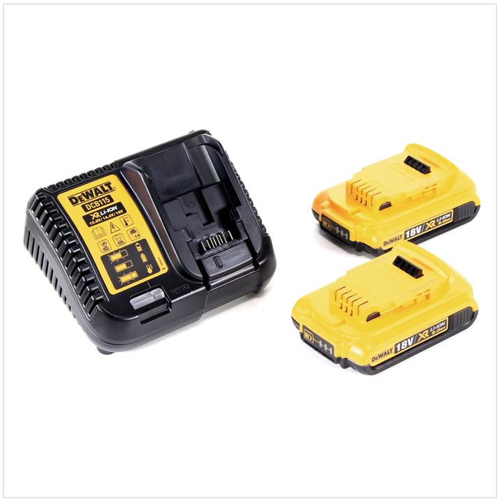 Produktbild DeWalt DCG 405 D2 Akku Winkelschleifer 18V 125mm Brushless + 2x Akku 2,0Ah + Ladegerät + TSTAK (125 mm)