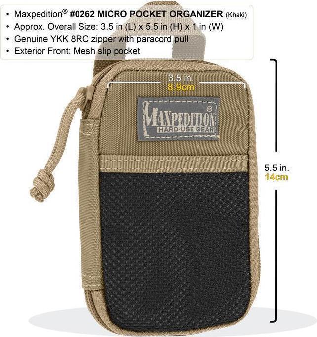 Actual product image Maxpedition Micro Pocket