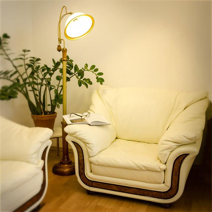 Actual product image Relaxdays Floor Lamp Art Nouveau (4000 lm, E27)