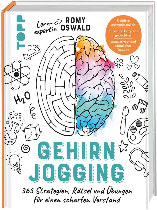 Gehirnjogging - 365 Strategien, Rätsel und Übungen für einen scharfen Verstand (Tedesco, Romy Oswald, 2022)
