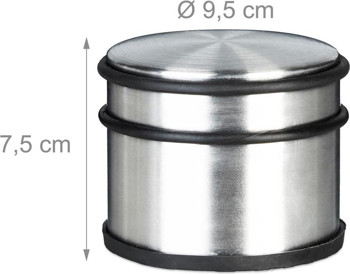 Actual product image Relaxdays Stainless steel (1 Piece, 9 x 10 x 10 cm)