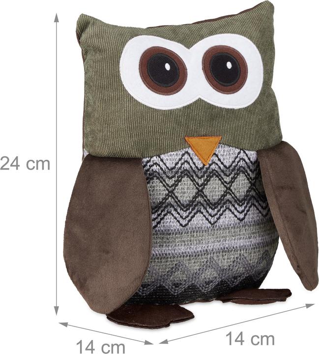 Relaxdays Owl (1 Piece, 14 x 14 x 24 cm)