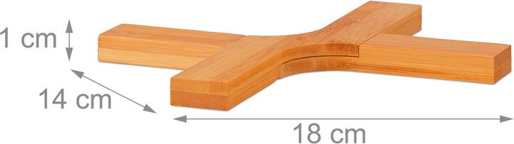 Produktbild Relaxdays Untersetzer Set (2 x, Pfannenuntersetzer)