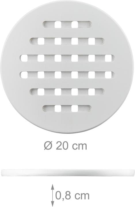 Actual product image Relaxdays Bamboo trivet (1 x, Pan coaster)
