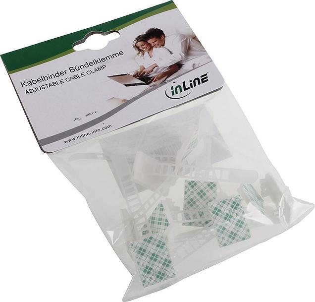 Produktbild InLine Kabelbinder Bündelklemme (Kunststoffkabelbinder, 64 mm, 10 Stk.)