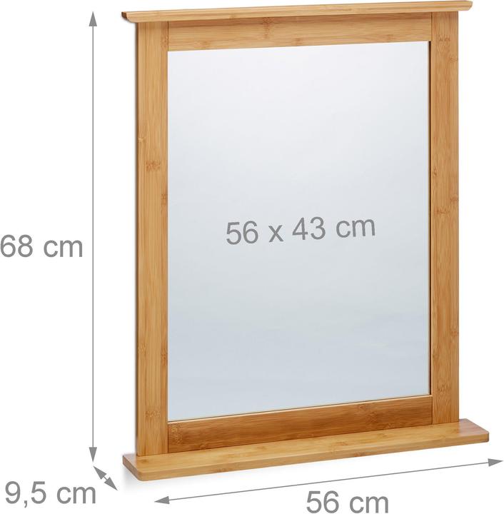 Immagine prodotto Relaxdays Bambù (56 x 68 cm)