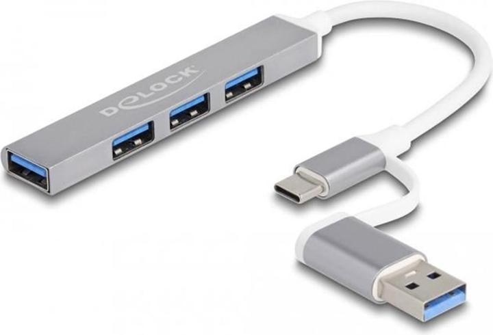 Delock Slim (USB-C, USB-A, 4 Ports)