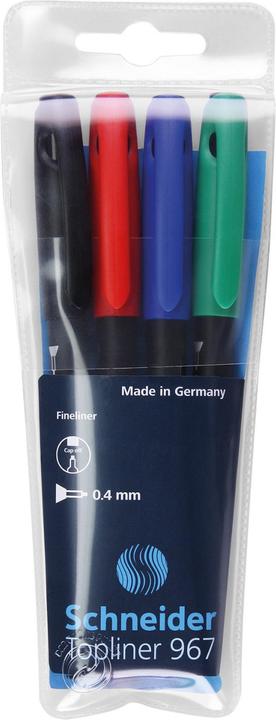 Immagine prodotto Schneider Topliner 967 (Multicolore, 4 x)