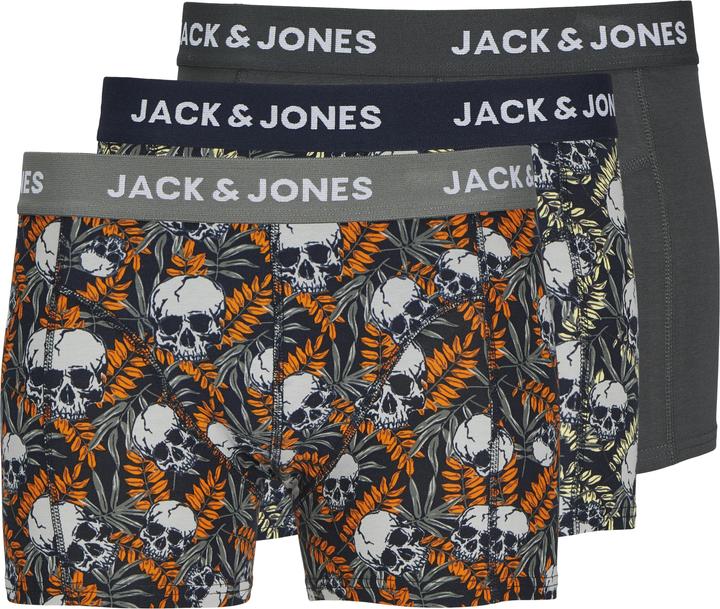 Jack & Jones Jachugo Skulls Trunks 3 Pack Sn (XL, 3er Pack)