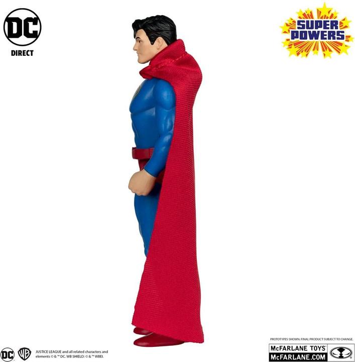 Actual product image McFarlane DC Direct Super Powers Action Figure Superman (Fleischer Variant) 13 cm