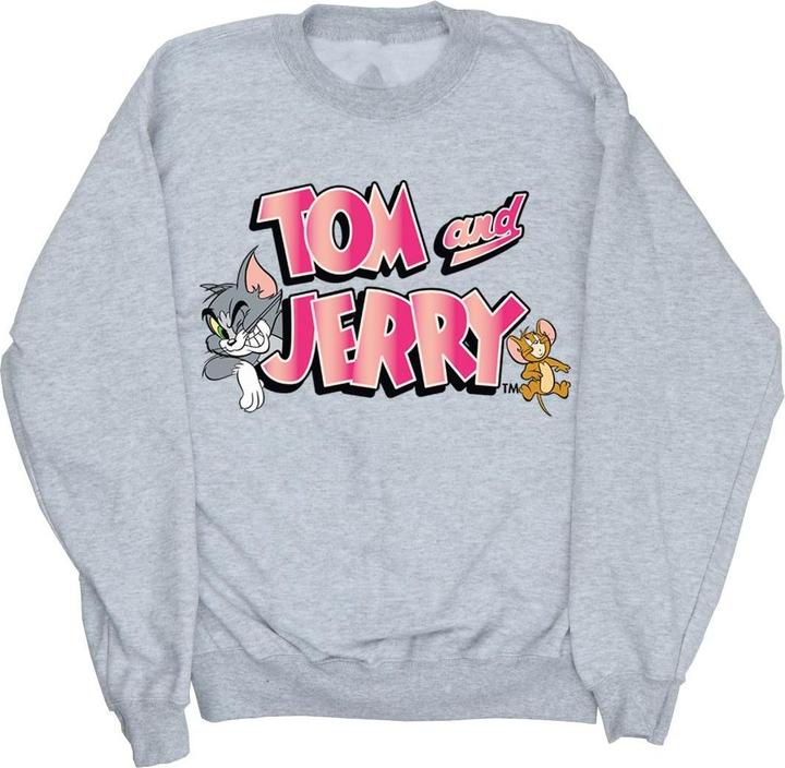 Tom & Jerry Gradient Logo Sweatshirt Mädchen