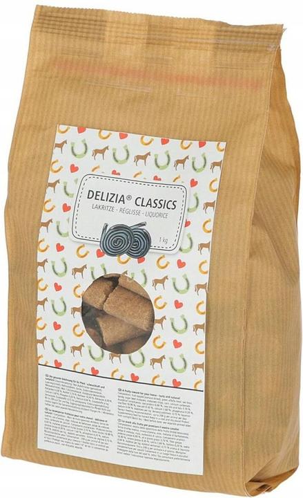 Kerbl Delizia Classics Licorice - Leccornie per cavalli - 1 kg (1000 g)
