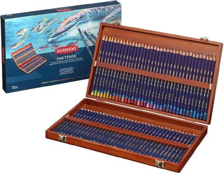 Actual product image Derwent Inktense Permanent Watercolour Gift Set (Multicoloured, 72 x)
