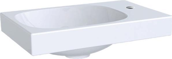 Produktbild Geberit Handwaschbecken Acanto asymetrisch 40 cm rechts ohne berlauf wei Keratec 500635 (250 mm, 400 mm)