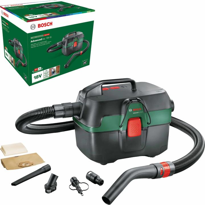 Image du produit Bosch Home & Garden BoschAdvancedVac 18 (Aspirateur eau et poussière)