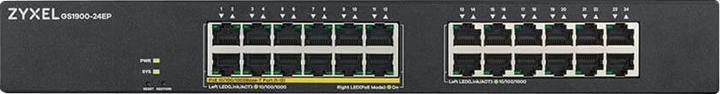 Actual product image Zyxel GS1900-24EP, 24-PORT GBE L2, 12 PORT POE SMART SWITCH (24 Ports)