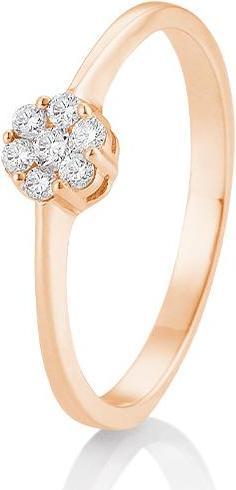 Breuning Verlobungsring Flower (54, 585/14 K Gold)