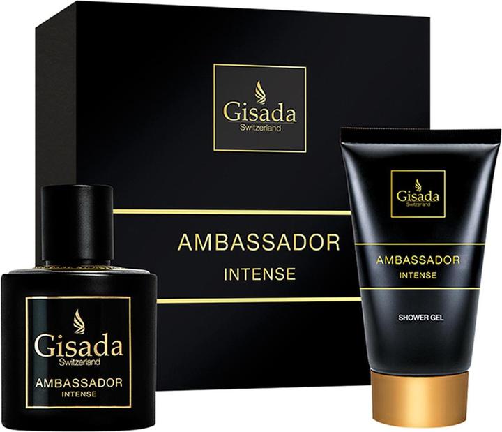 Produktbild Gisada Ambassador Intense Geschenkset Eau de Parfum 50ml & Duschgel 100ml Würzig frischer Herrenduft (Parfum set)