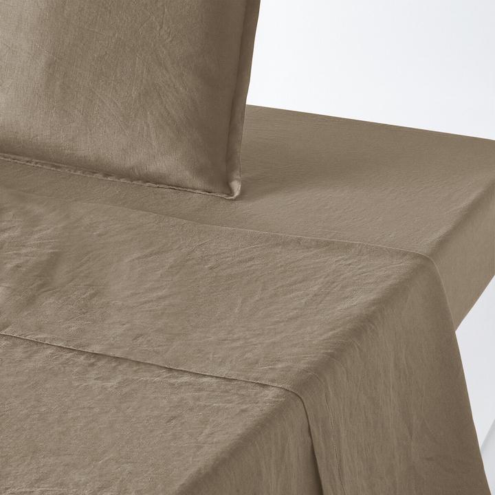 Taupe Leinen