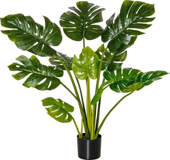 Produktbild Homcom künstliche Pflanze inklusive PE-Moos und Zementerde (110 cm)