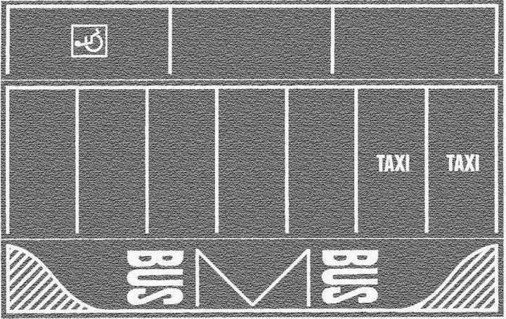 Produktbild Noch Parkplatz grau H0