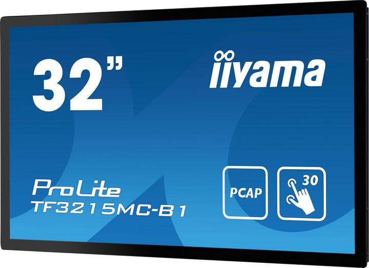 Actual product image iiyama 31.5IN TOUCH PCAP VA PANEL 30 POINTS 1920X1080 8MS 500CD/M2 30 (1920 x 1080 pixels, 32")