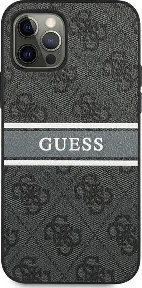 Immagine prodotto Guess Copertina rigida 4G a strisce stampate (Apple iPhone 12 Pro Max)