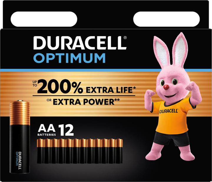 Produktbild Duracell Optimum (12 Stk., AA)