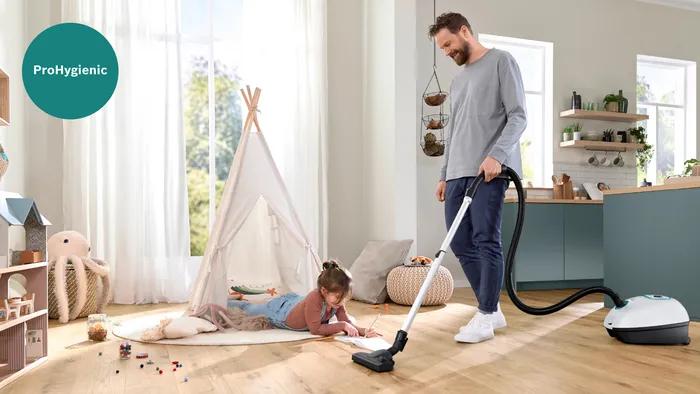 Image du produit Bosch Hausgeräte Aspirateurs Bosch série 4 avec sac ProHygienic