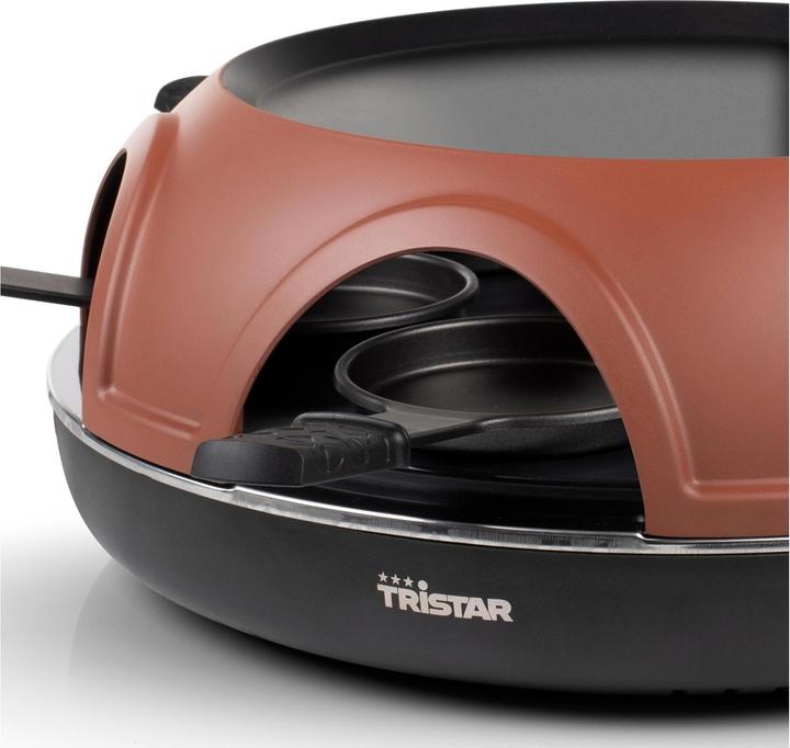 Image du produit Tristar 3- in 1 Pizza Festa comme raclette, plaque de gril et pour faire des pizzas